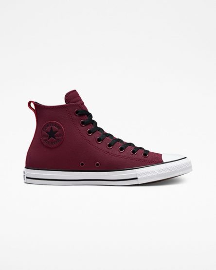 Zapatillas Altas Converse Chuck Taylor All Star TecTuff Hombre Rojas Oscuro Blancas Negras | PE 25LEP0